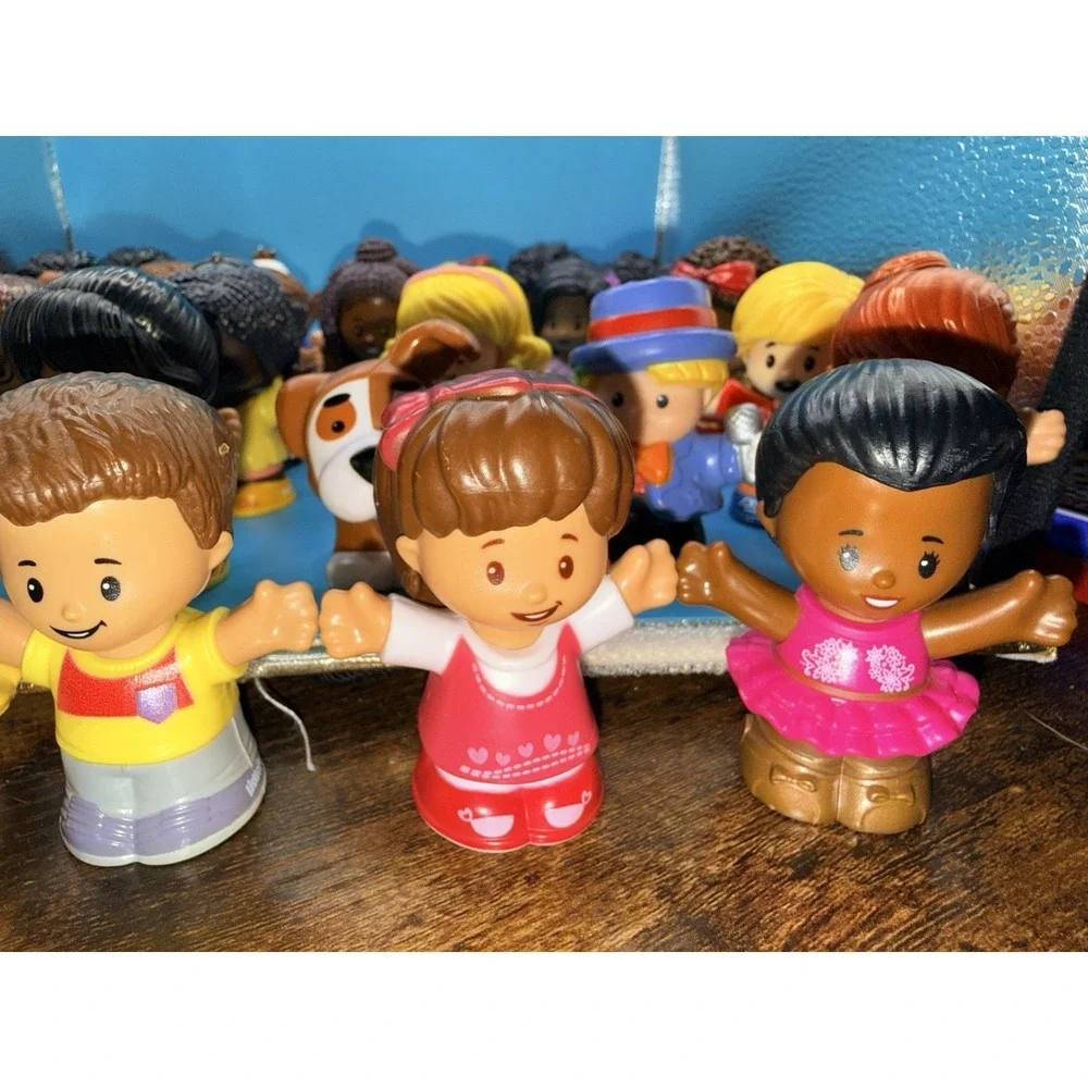 Fisher Price Little People Mixed Lot 31 Figures Dog Police Car Disney DC Encanto